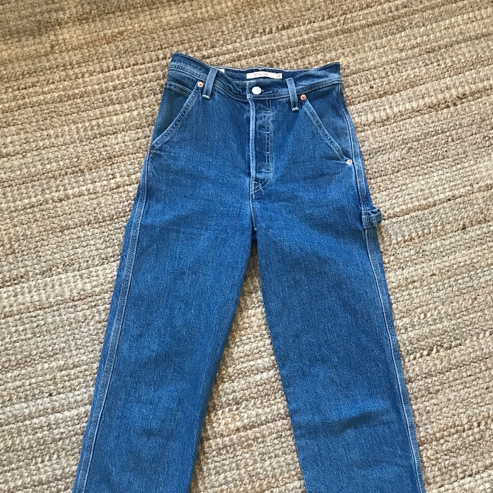 Levis Ribcage Straight Utility Jean